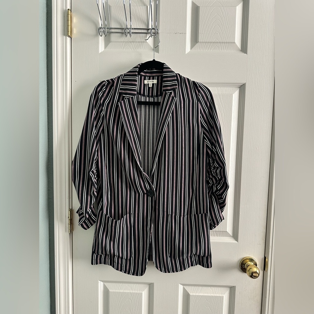 Max Studio Striped Blazer - Women’s